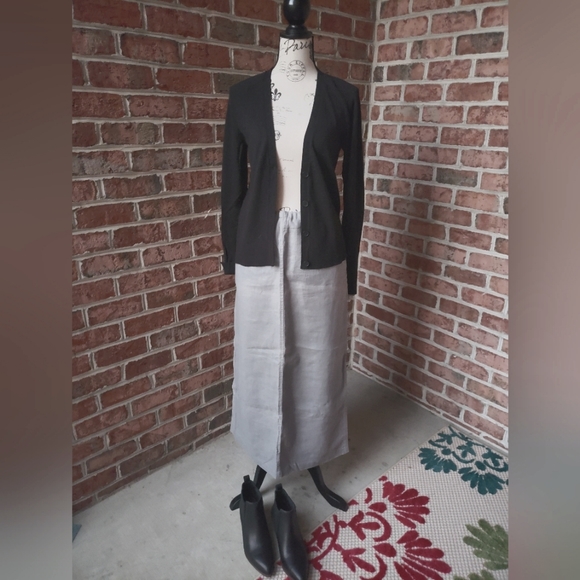GAP Grey Linen Skirt - Picture 5 of 6